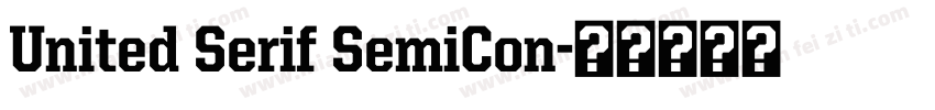 United Serif SemiCon字体转换